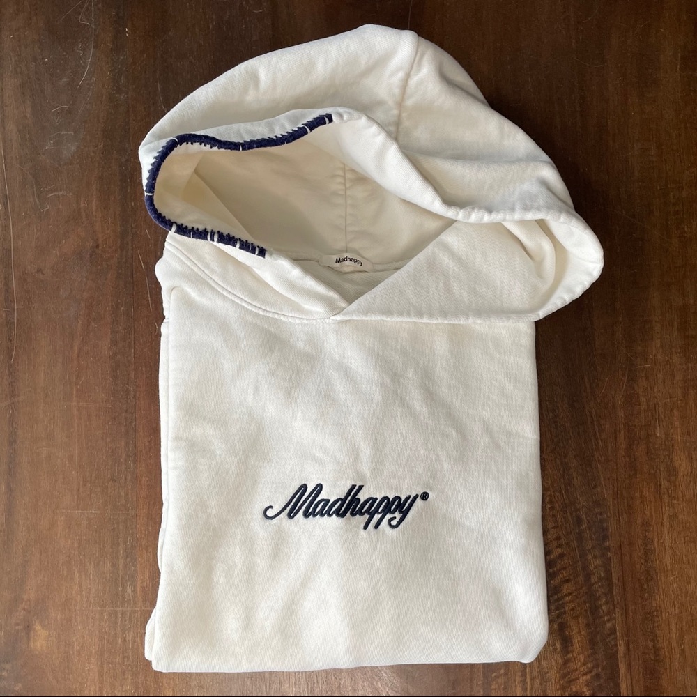 Madhappy Signature Universal Hoodie White